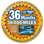 36Months 36,000 MILES Warranty Badge - Forrest Automotive
