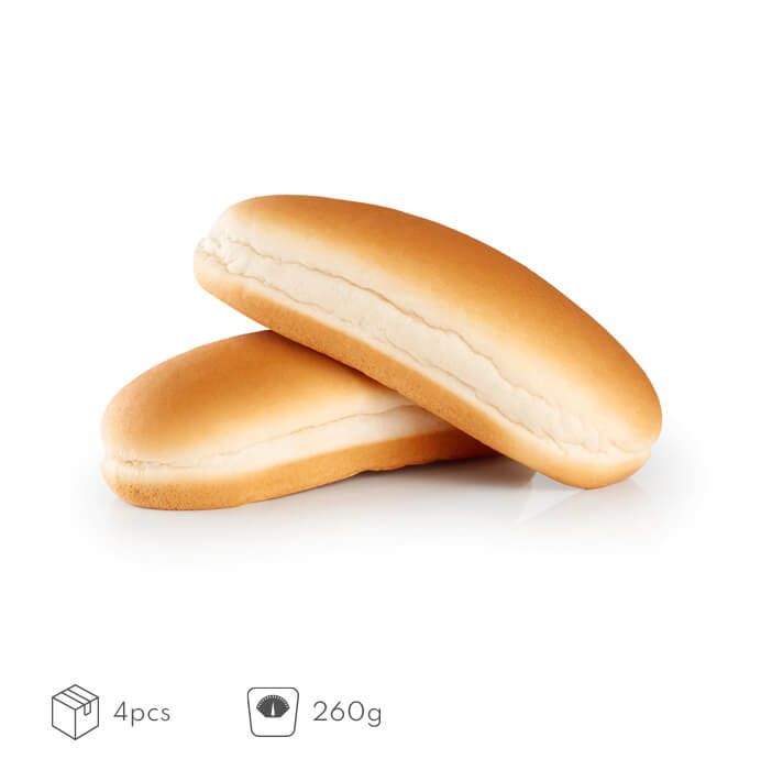 White Soft Roll
(Hot Dog)
