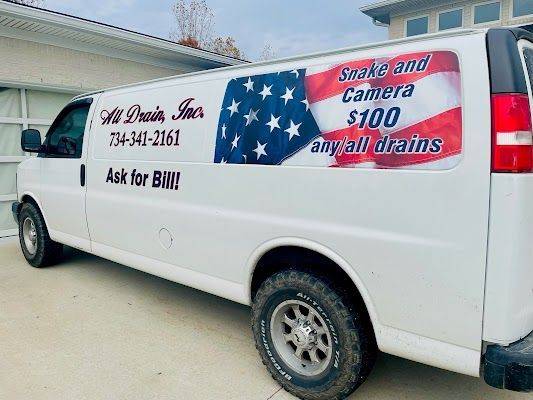 Business Van — New Boston, MI — All Drains LLC