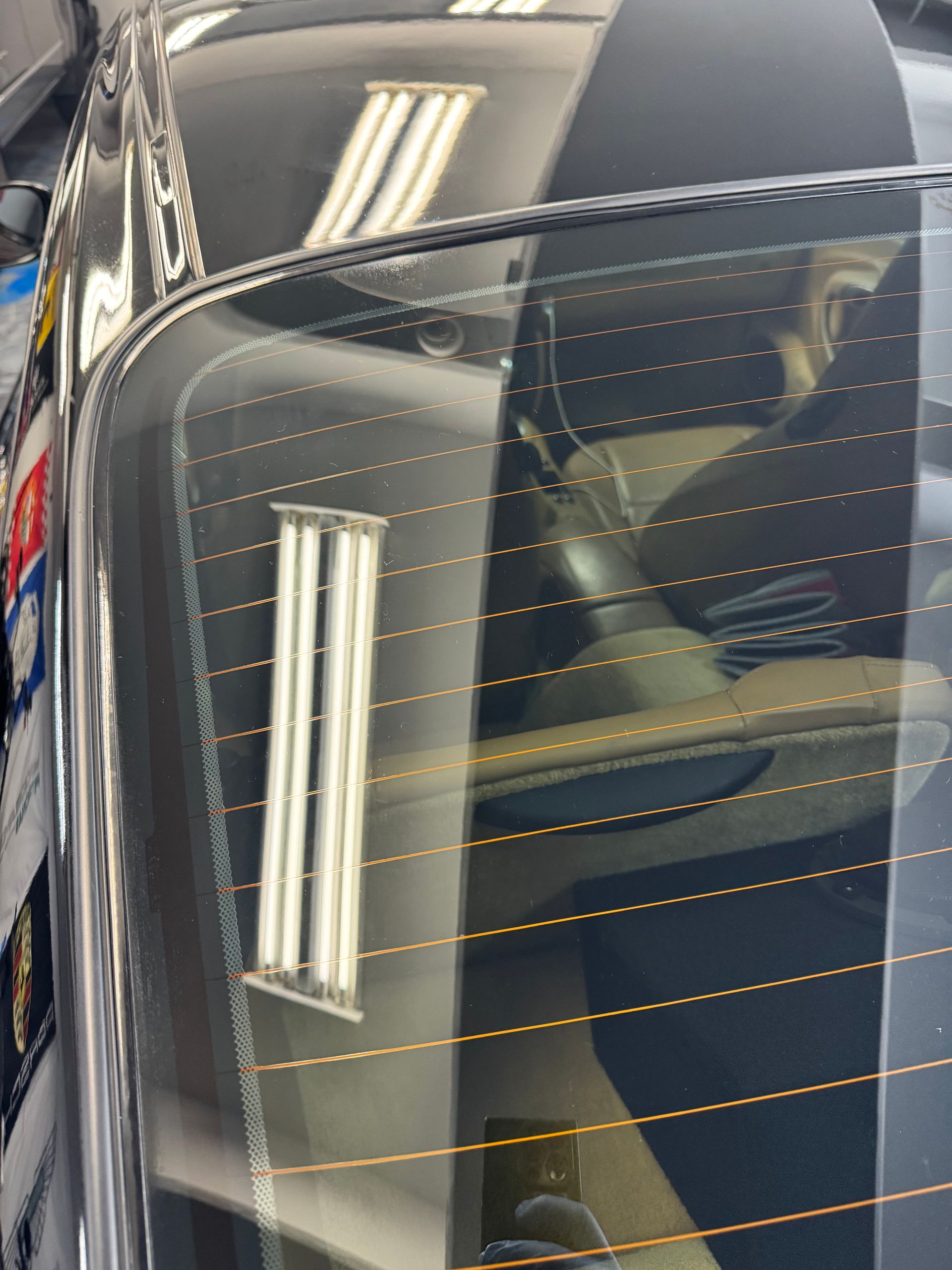 Rear glass after NanoPro ceramic Standard Paint Protection