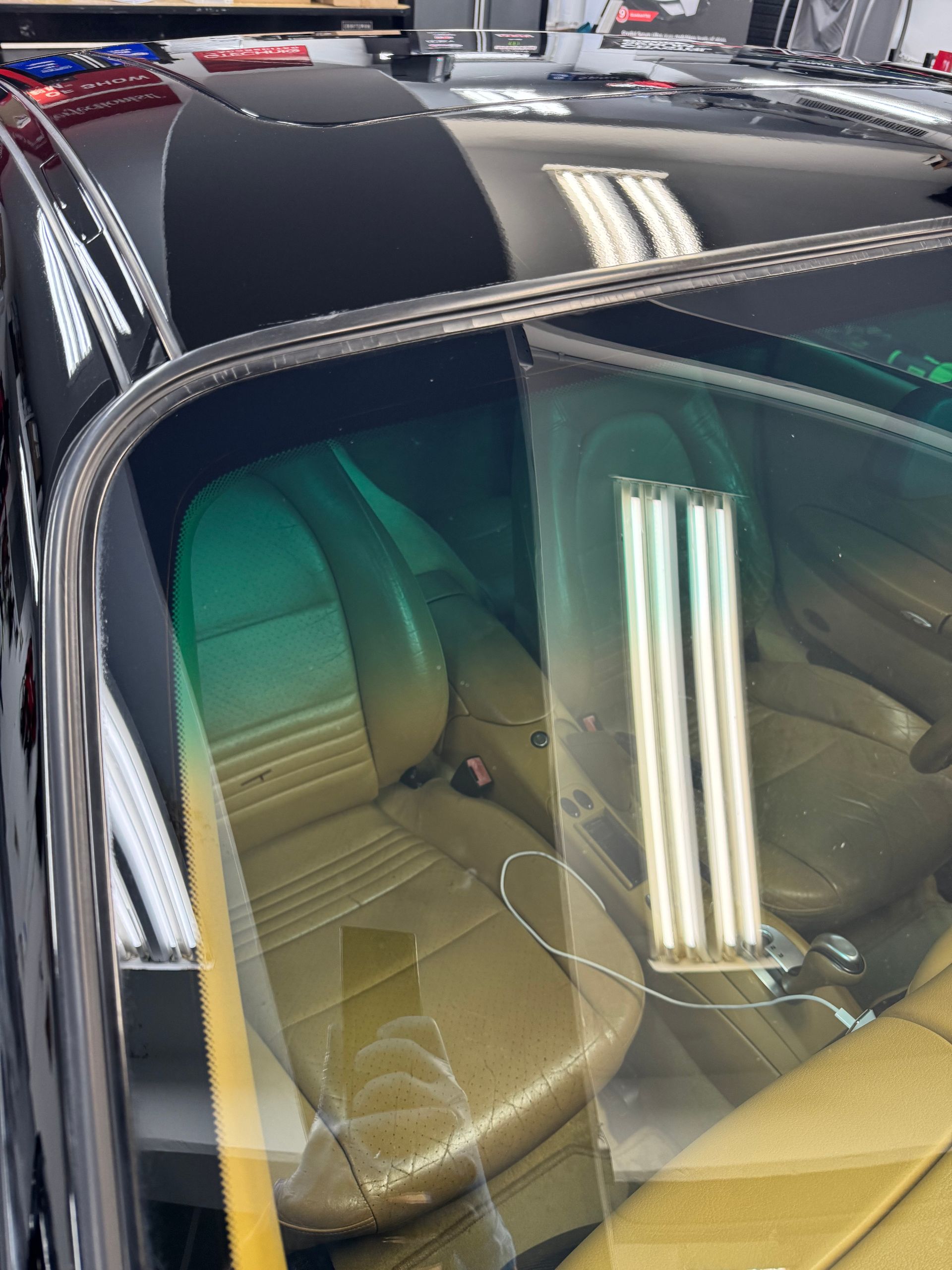 Porsche glass after — crystal clear