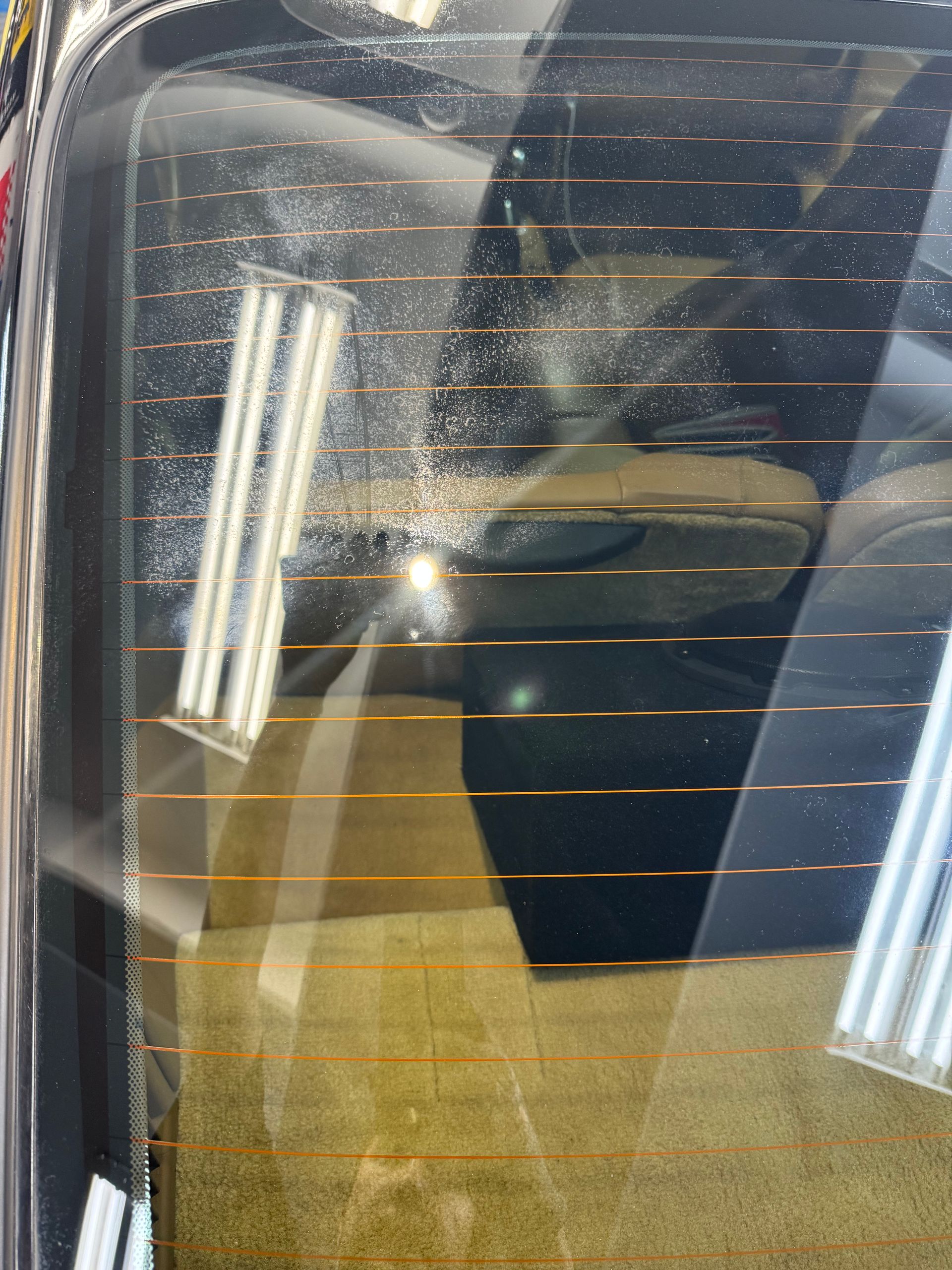 Rear glass before ceramic coating Hawaii