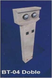 POSTES Y PRODUCTOS DE CONCRETO - Murete paleta doble BT-04