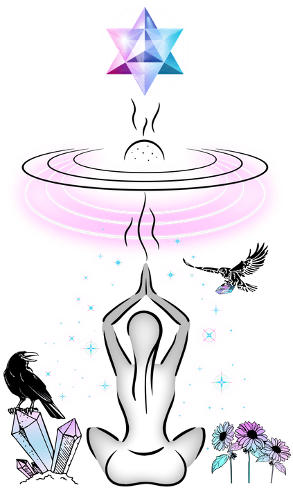 The Merkabah with Helen logo