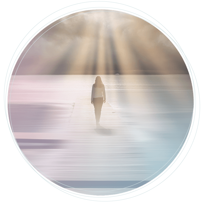 a woman on a spiritual journey