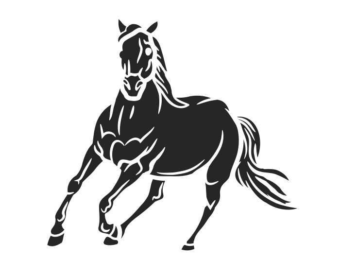 Pictogramme cheval performance