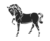 Pictogramme cheval massage bien être Genève