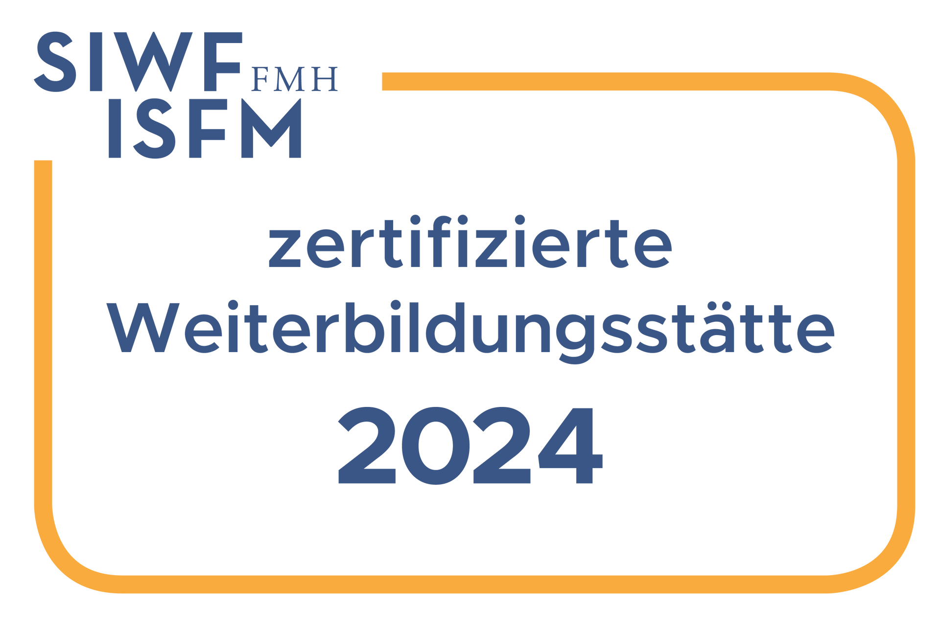 Logo zertifizierte Weiterbildungsstätte