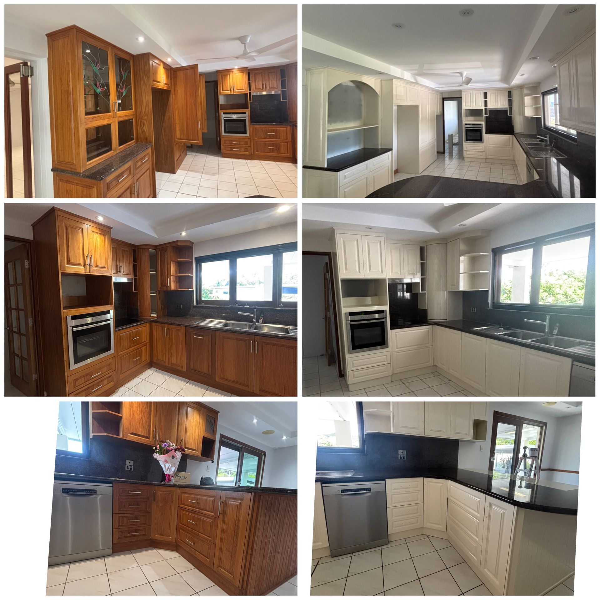 A Person Wearing Red Gloves is Painting a Wall With a Paint Roller — Supremacy Painting Co In White Rock, QLD