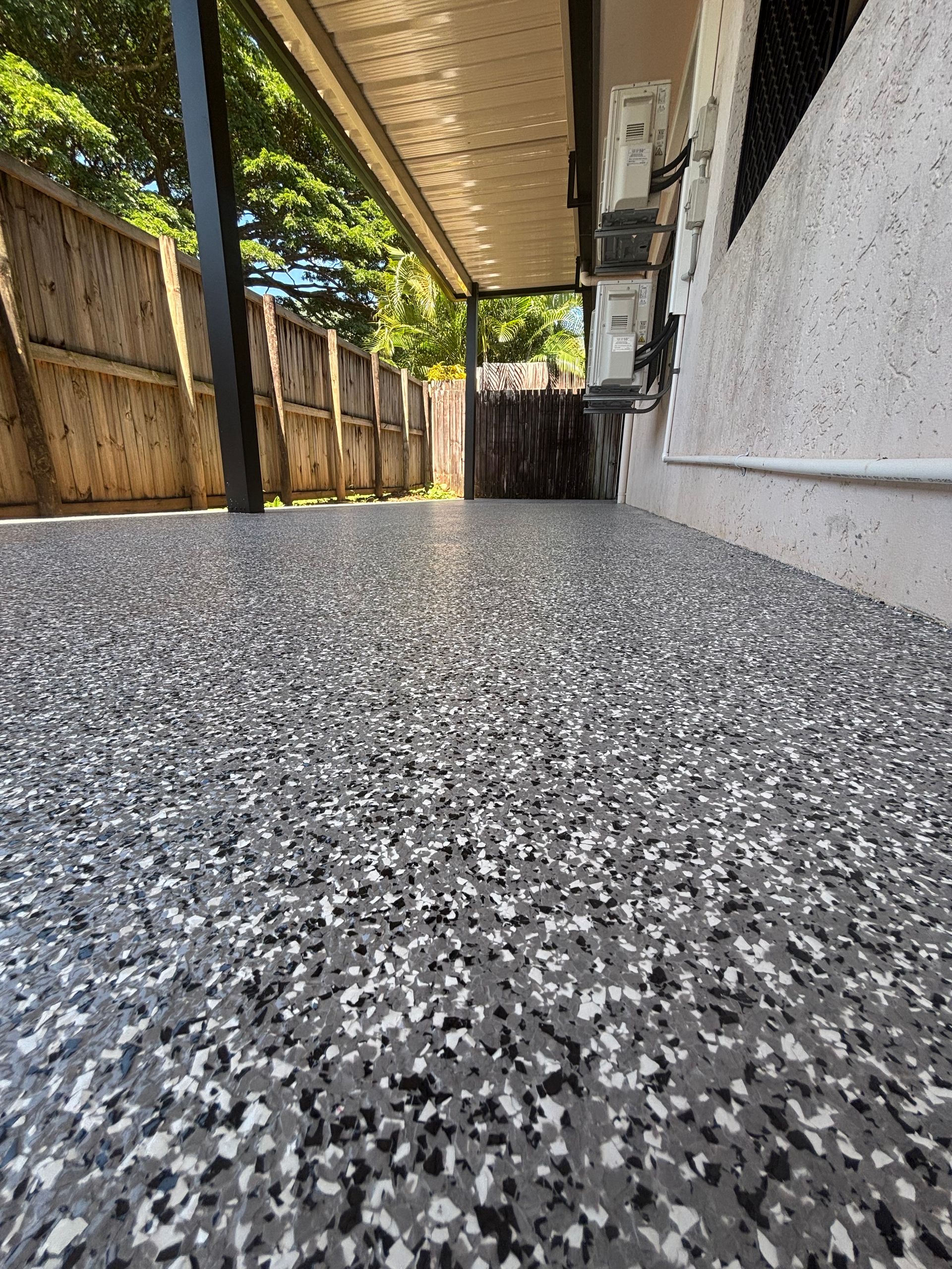 A Speckled Texture Featuring a High-contrast Pattern of Black — Supremacy Painting Co In Palm Cove, QLD