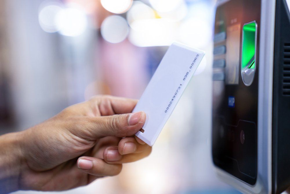 Hand Scanning Finger on Machine — Hudson, FL — Tri-County Locksmith of the Suncoast Inc