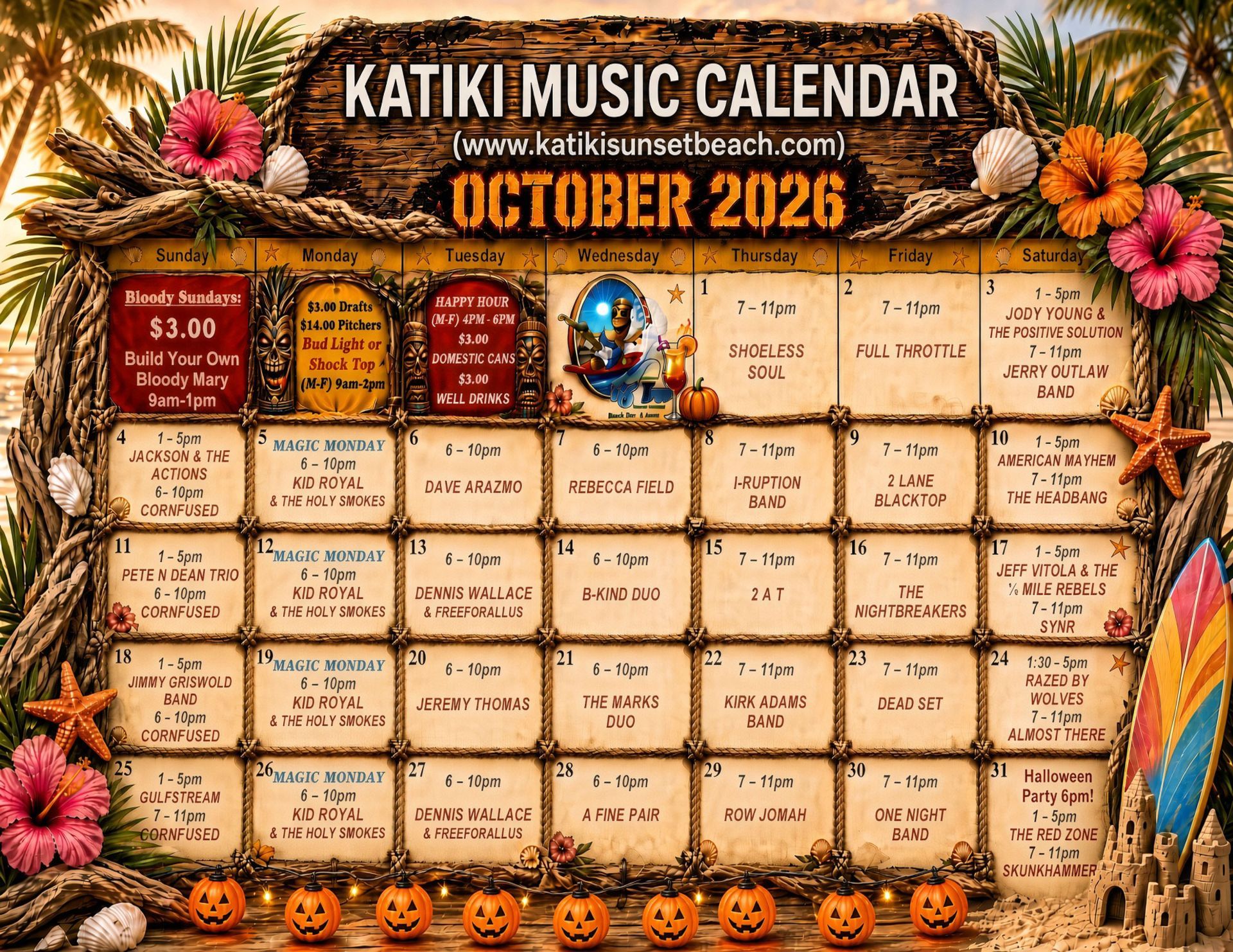 Ka Tiki Live Music Schedule Ka Tiki Live Music Schedule