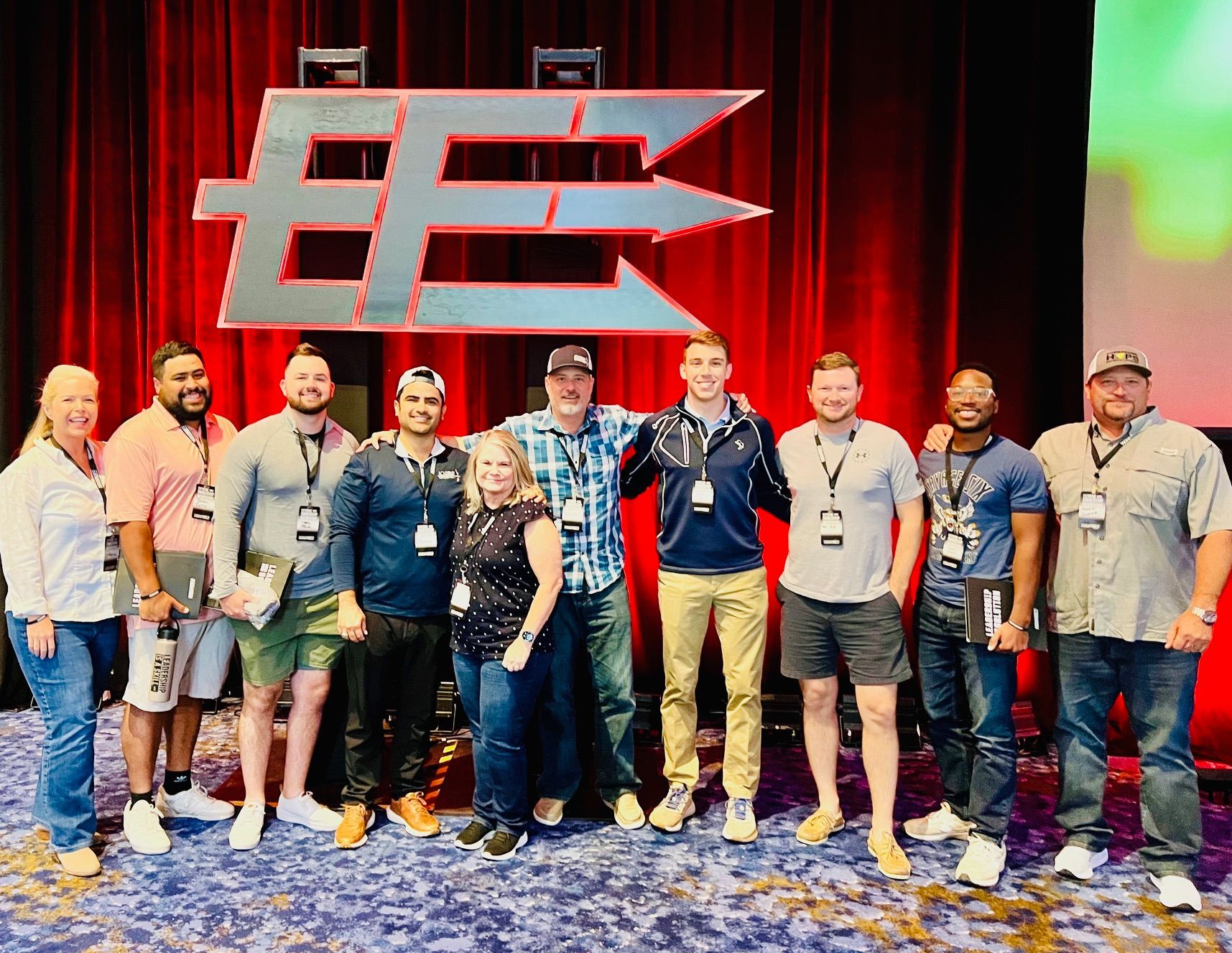 Academy Development team at a training in Dallas