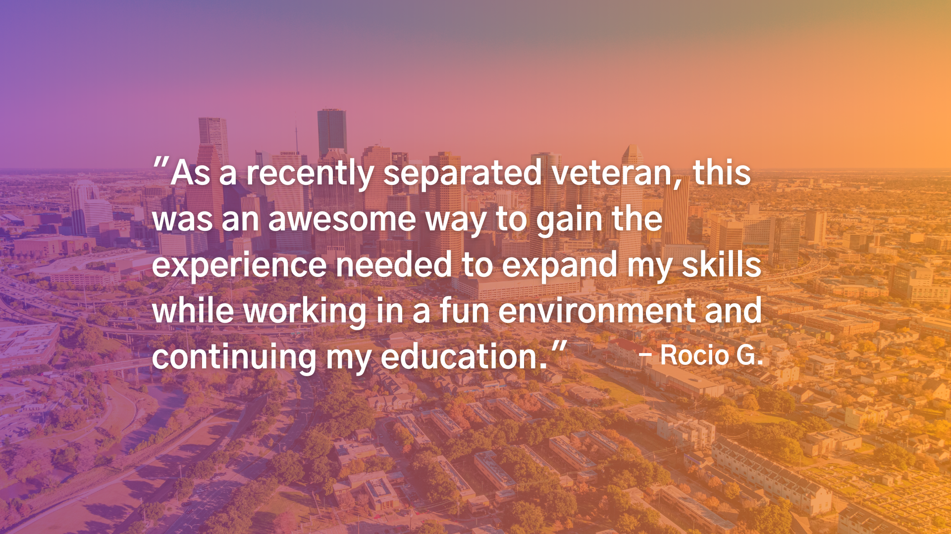 Intern testimonial 3