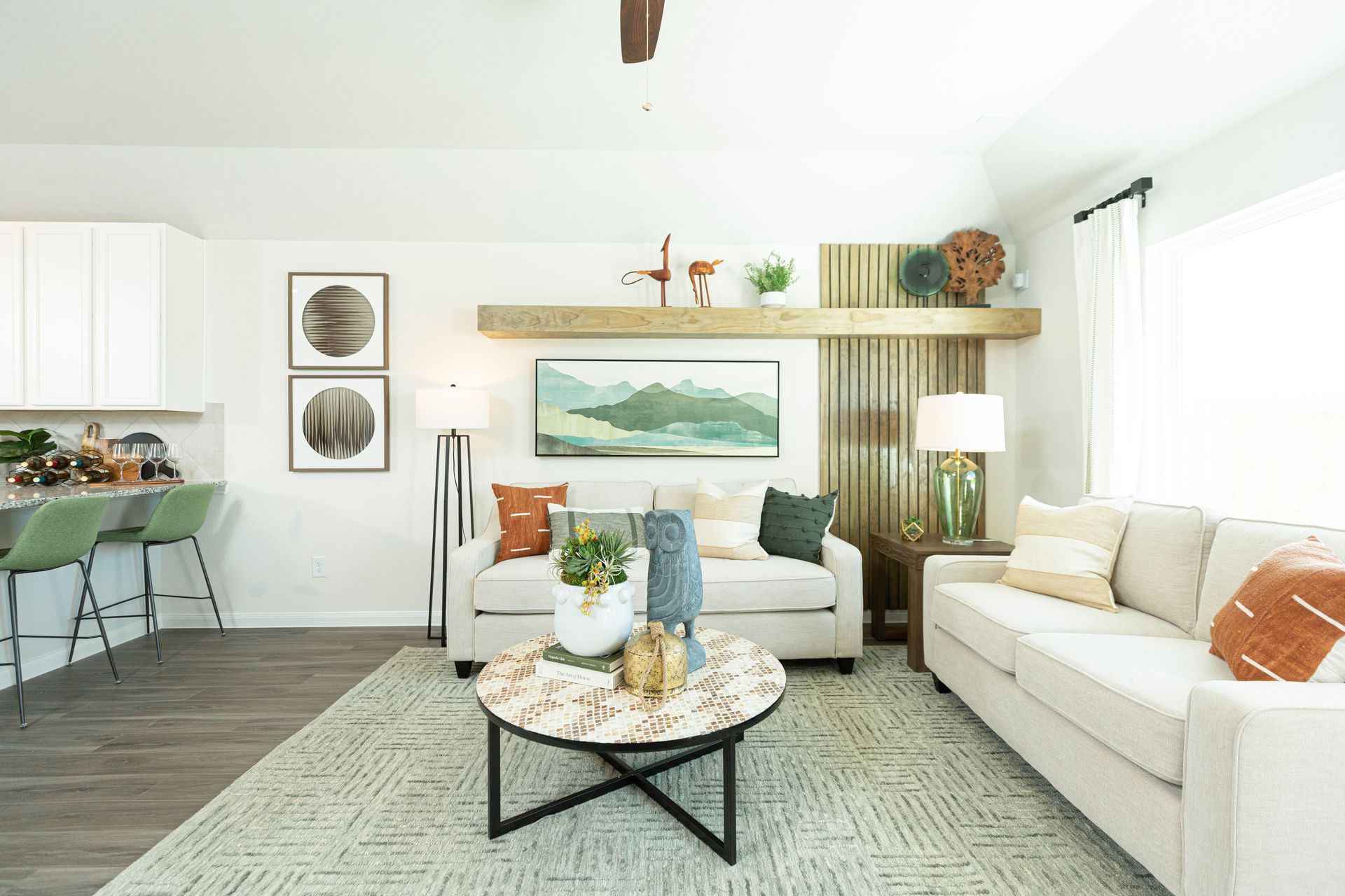 Granger Pines Model Living Room