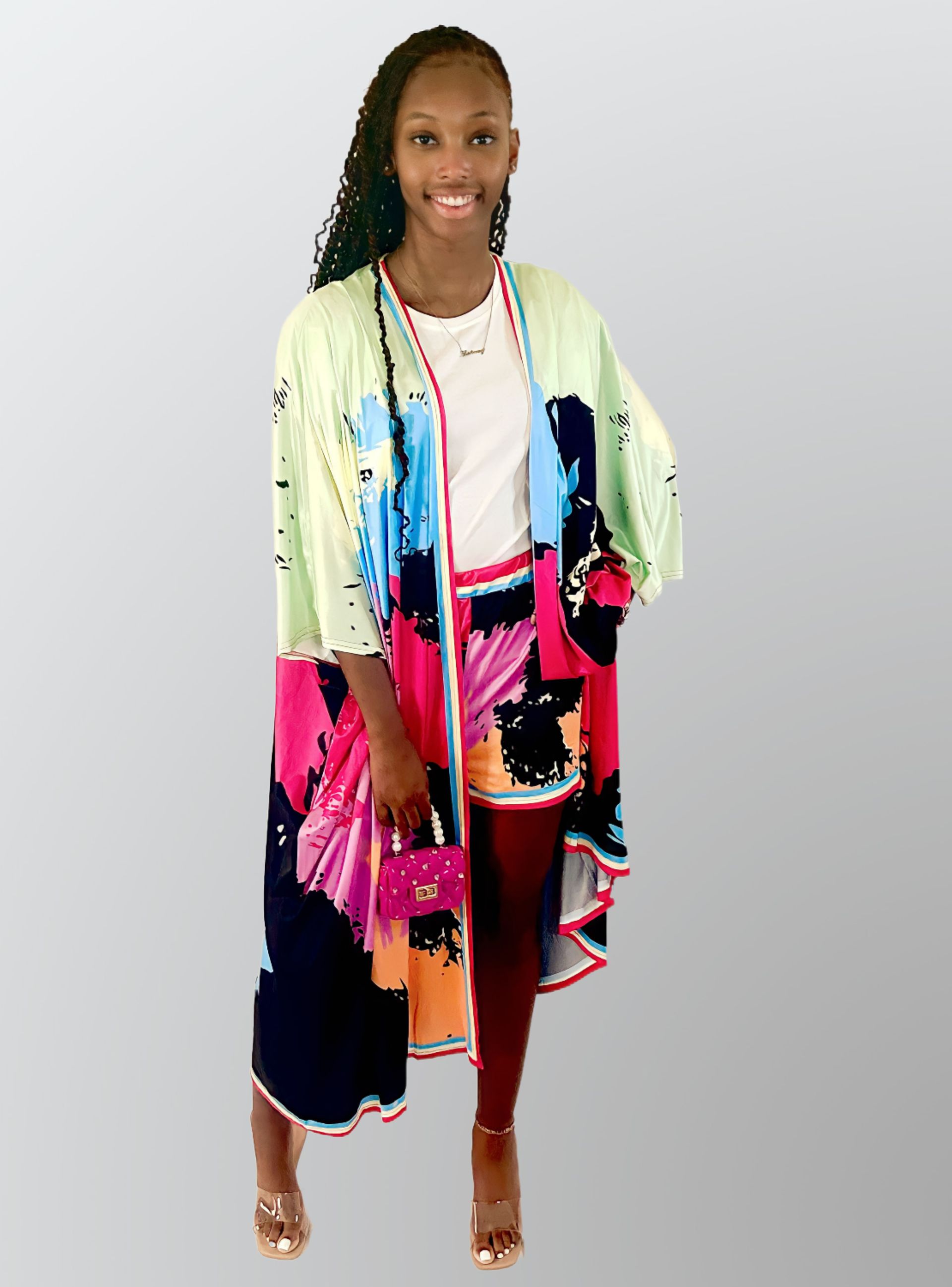 Love All Over Me Drop Shoulder Top w/ shorts