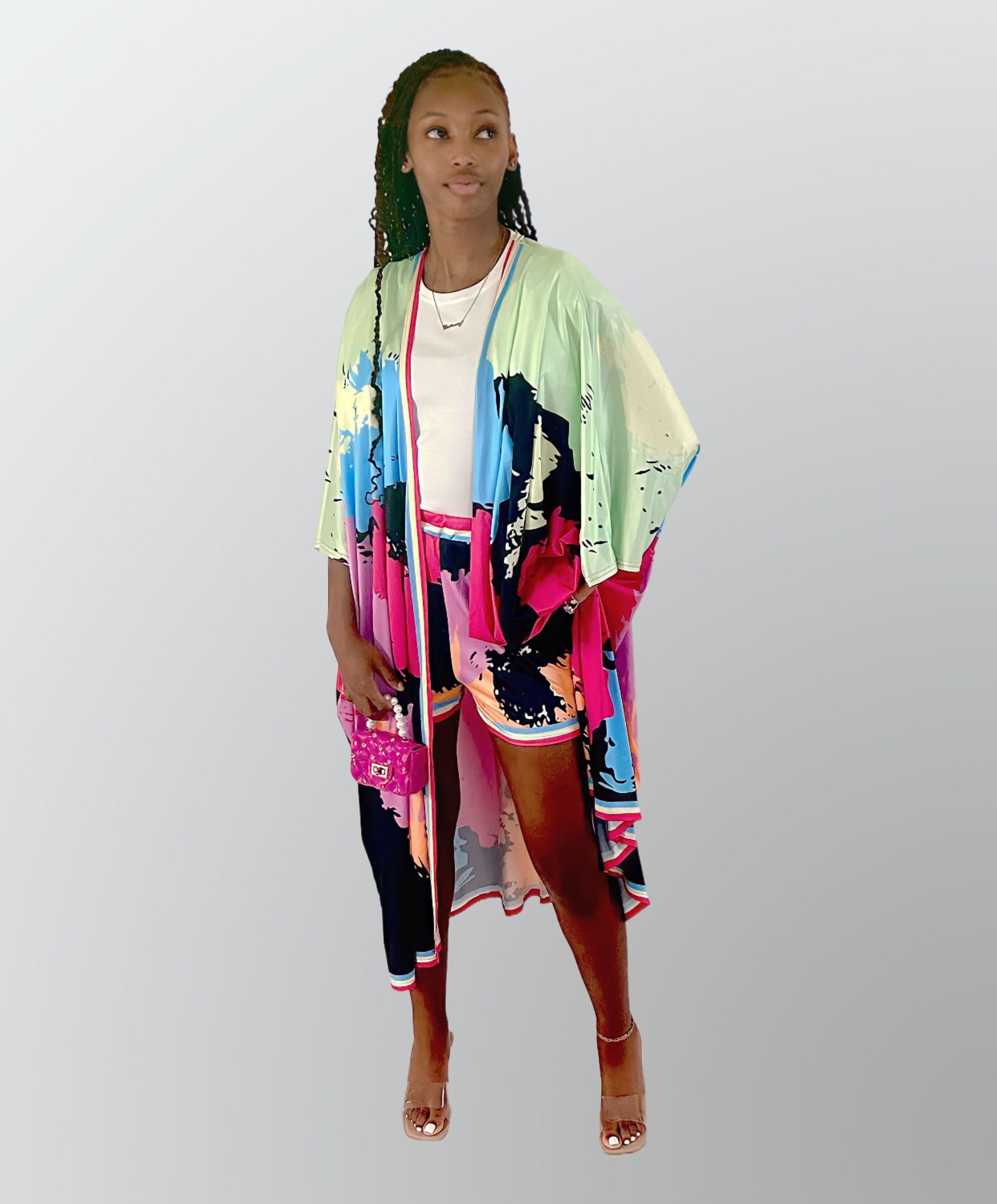 Love All Over Me Drop Shoulder Top w/ shorts