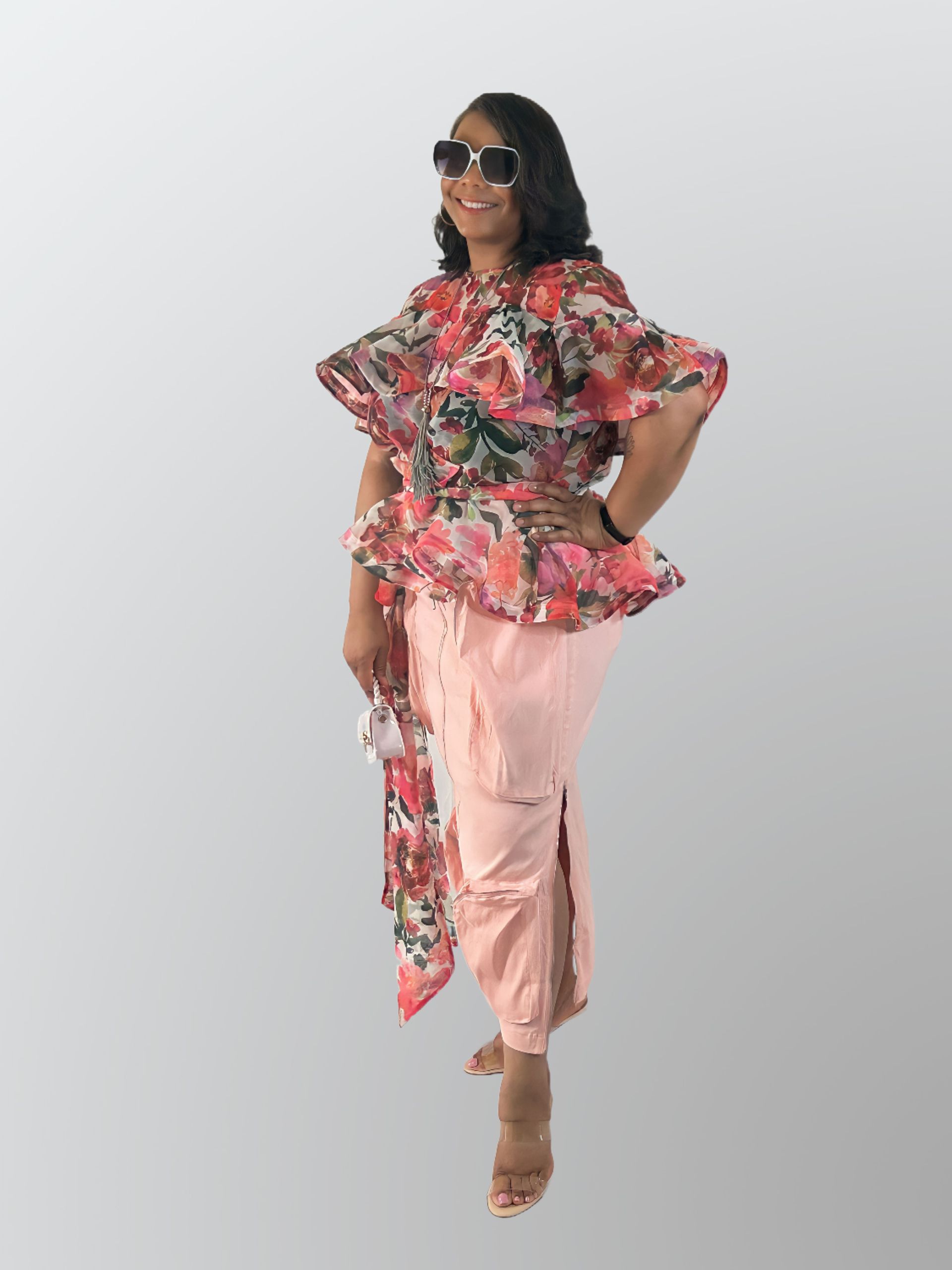 Plus Size: Pink in Harmony Shirt w/ Pockets