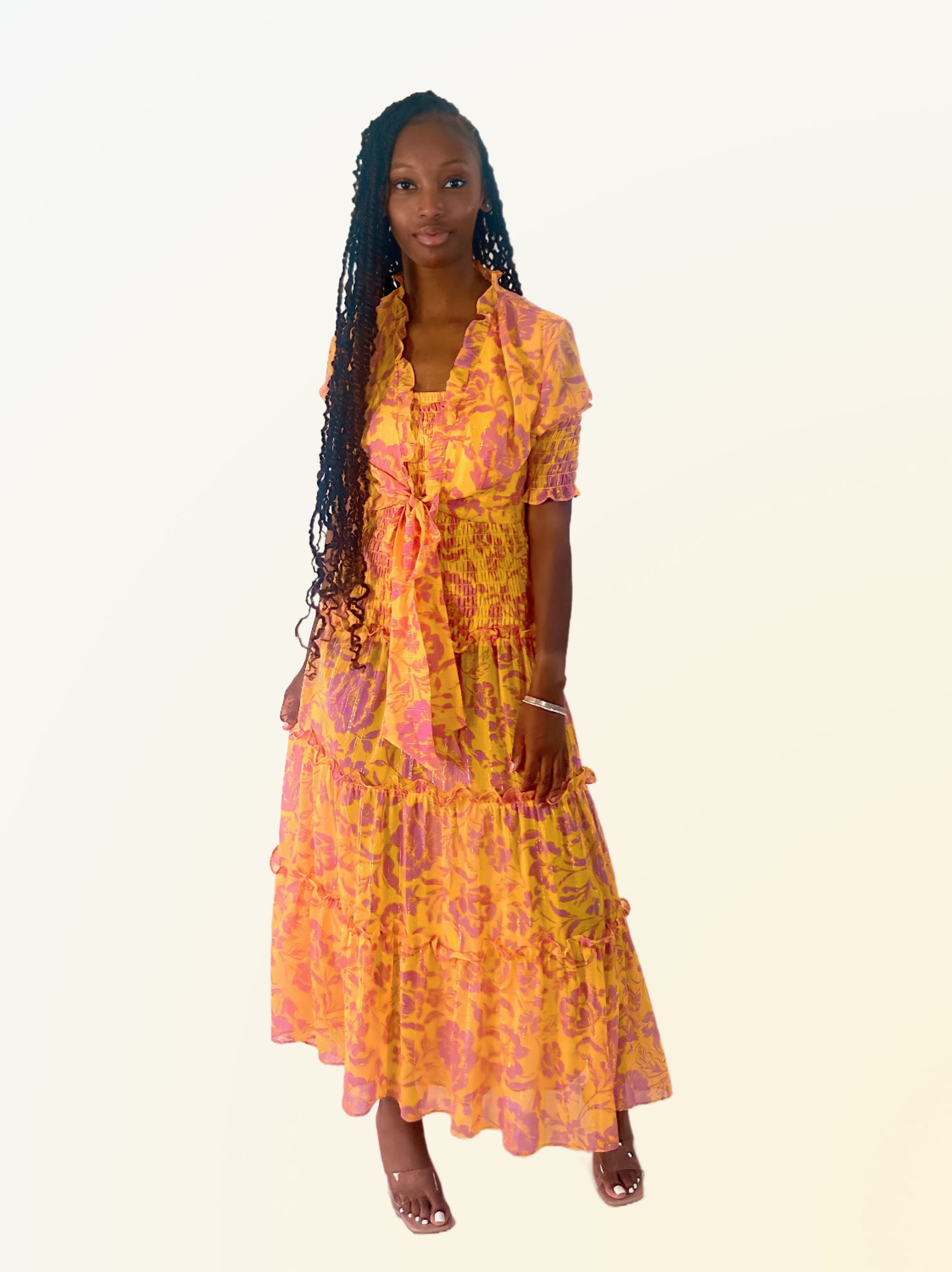 A Ray of Sunshine two piece skirt set