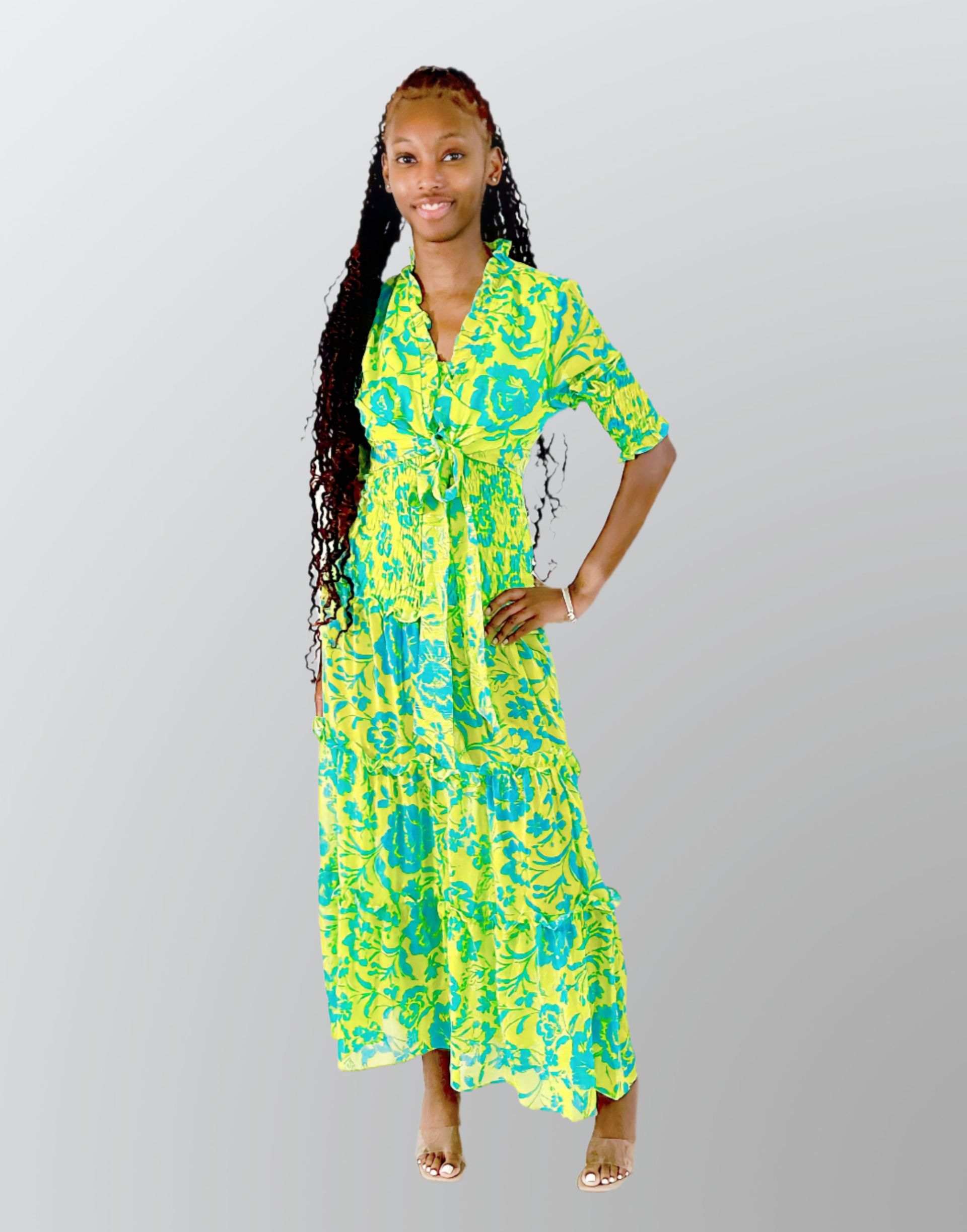 A Twist of Two Colors skirt set