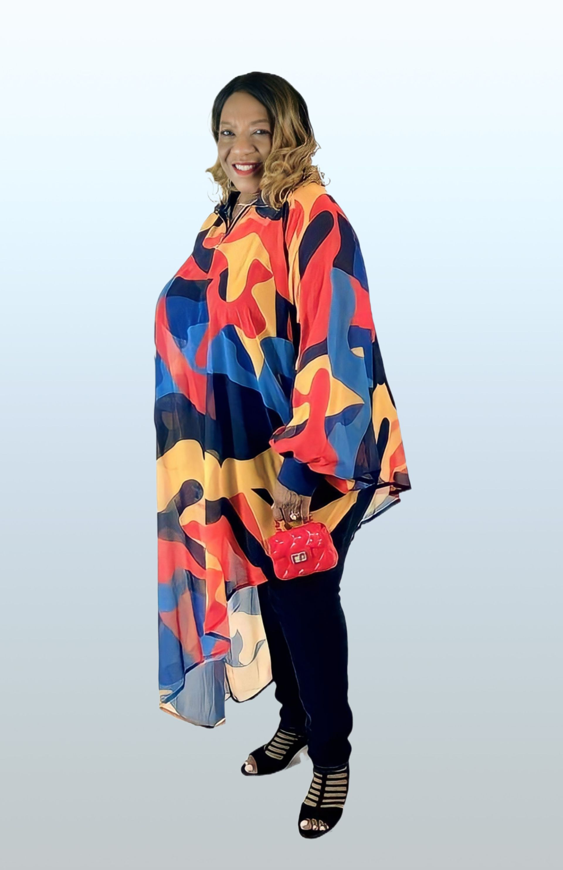 Plus Size: Gorgeous In Colors Top