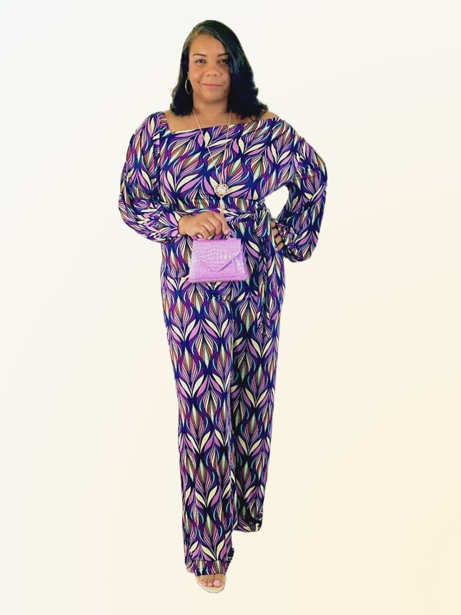 Plus Size: Purple Obsession Jumpsuit
