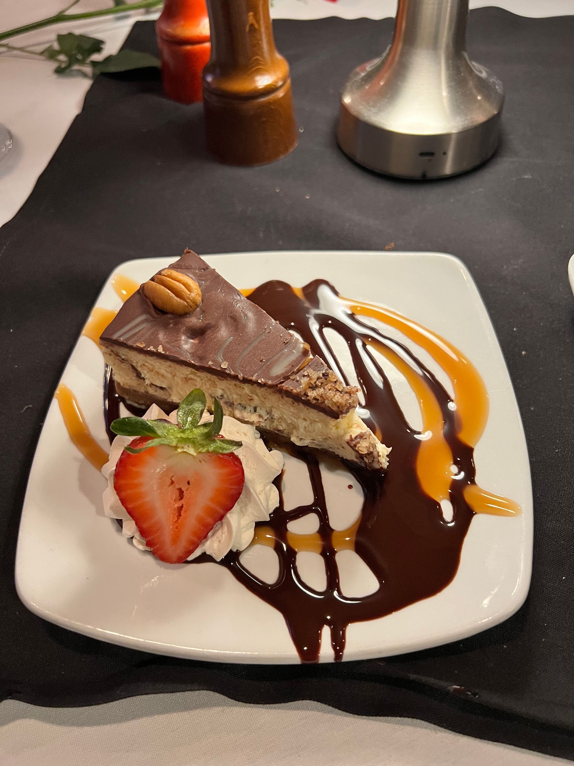 Turtle-style cheesecake