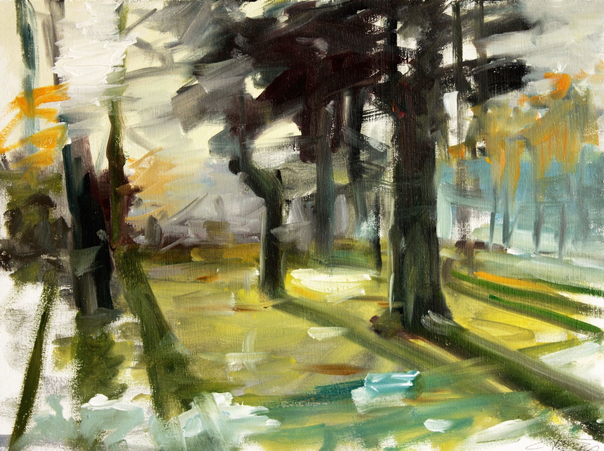 Park am Abend