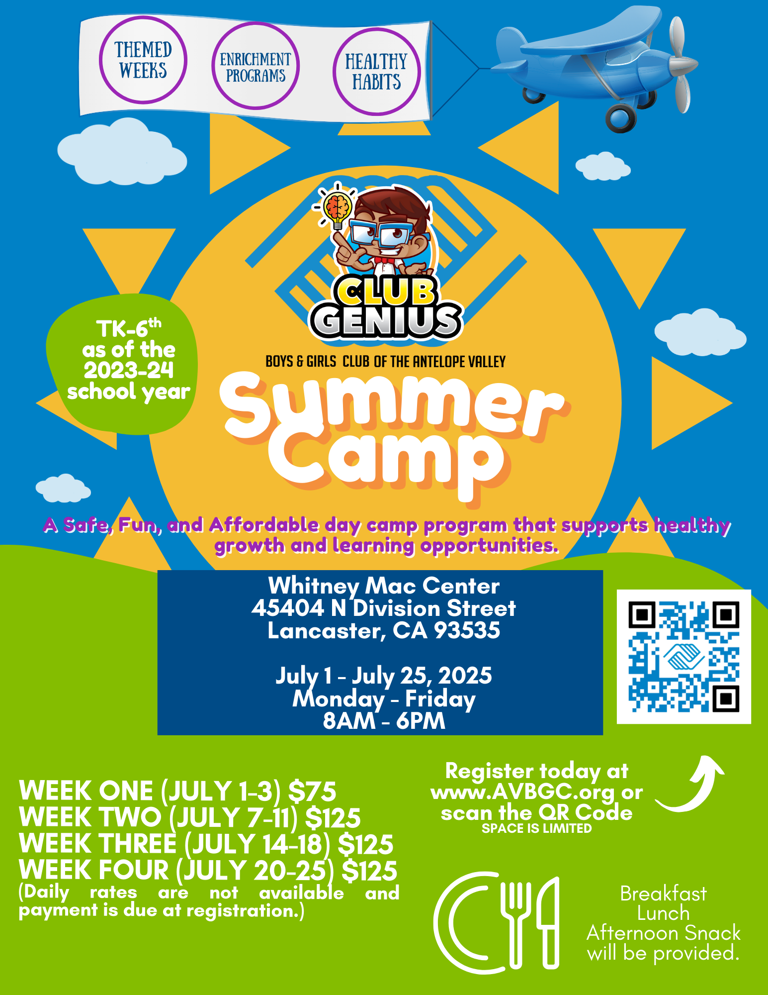 Lancaster Club Genius Summer Camp