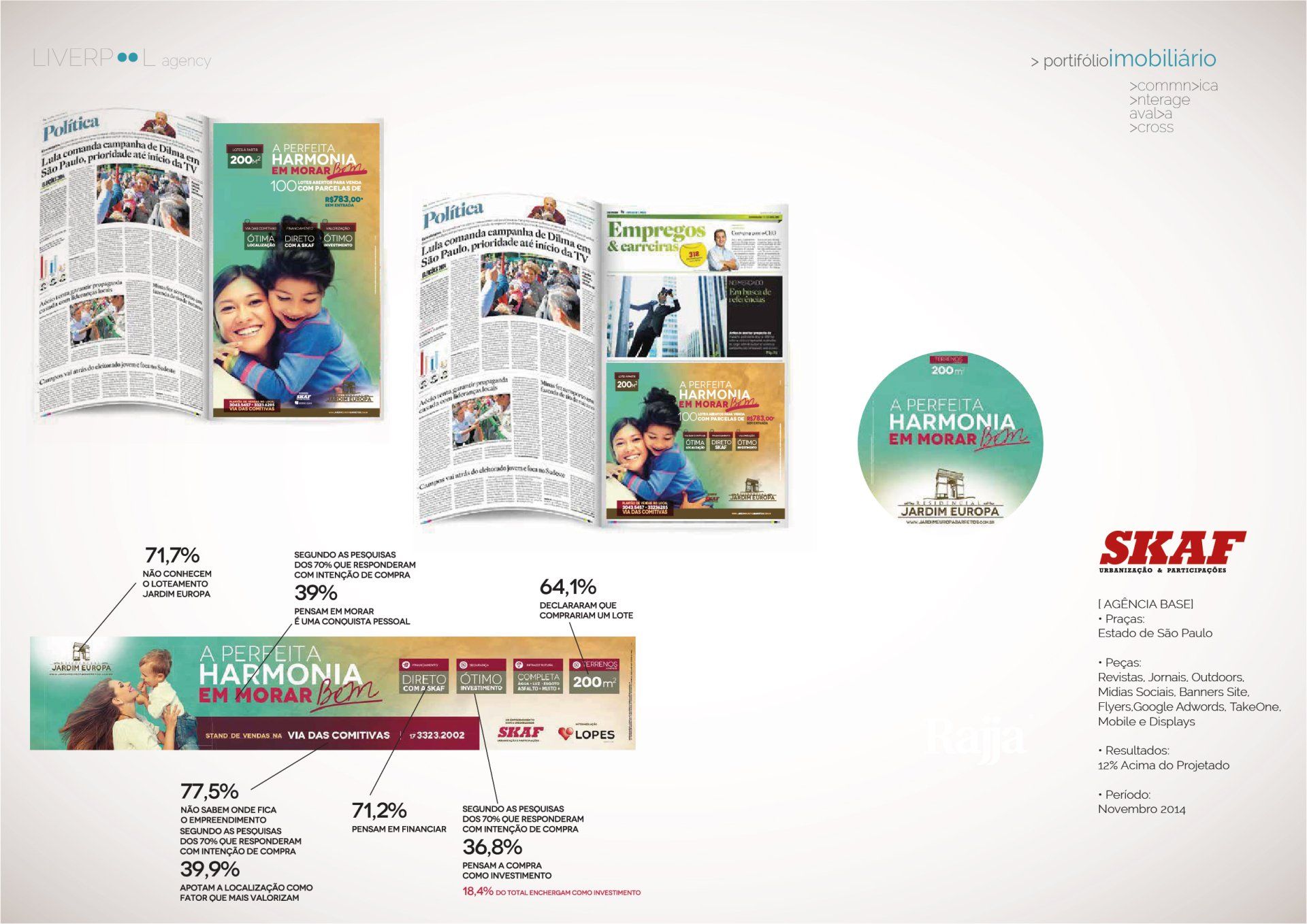 Materiais promocionais para 