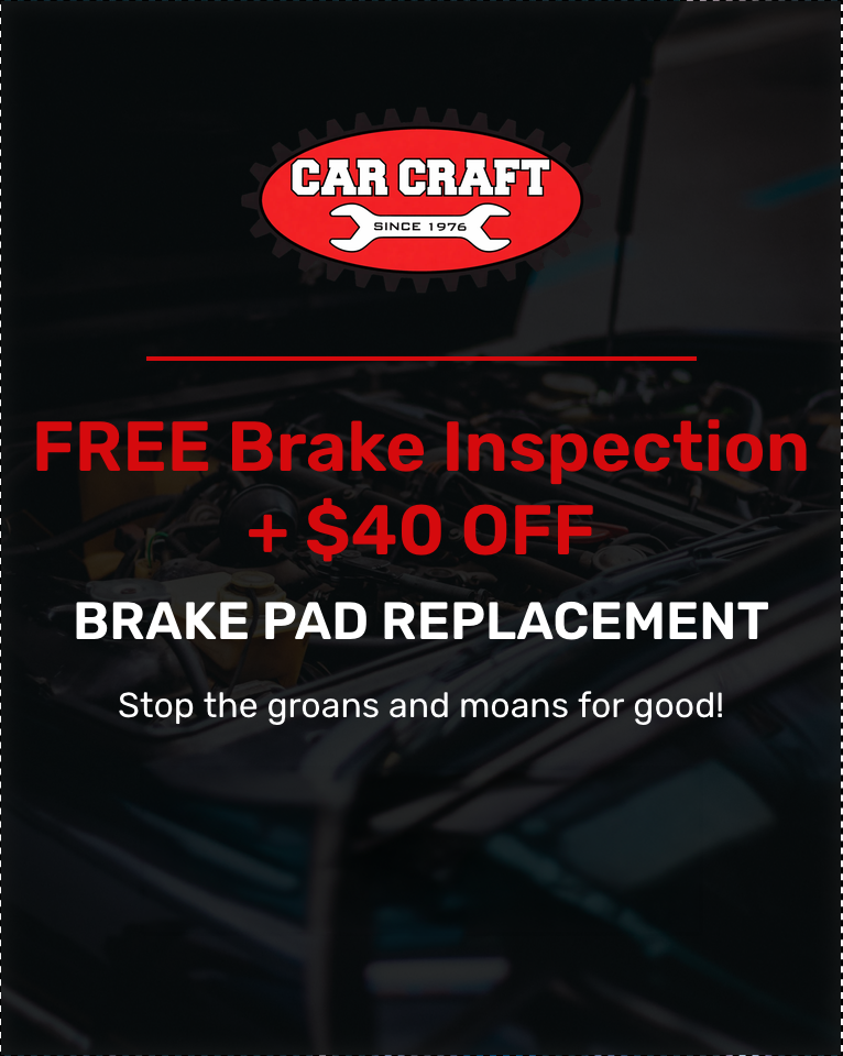 BRAKE INSPECTION COUPON IMAGE | Car Craft of Athens