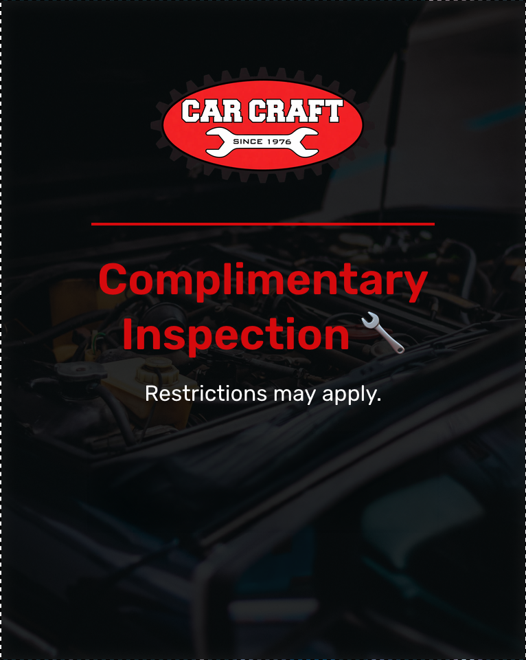INSPECTION COUPON IMAGE | Car Craft of Athens
