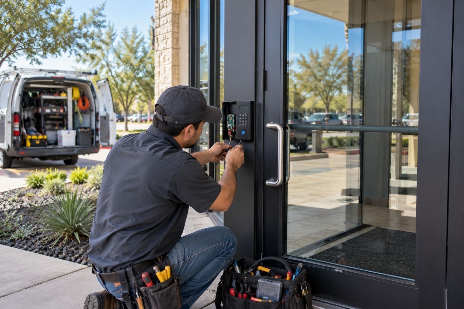 What Insurance Does a Texas Access Control Installer Need? Liability, Property, Auto, Cyber, and Wor