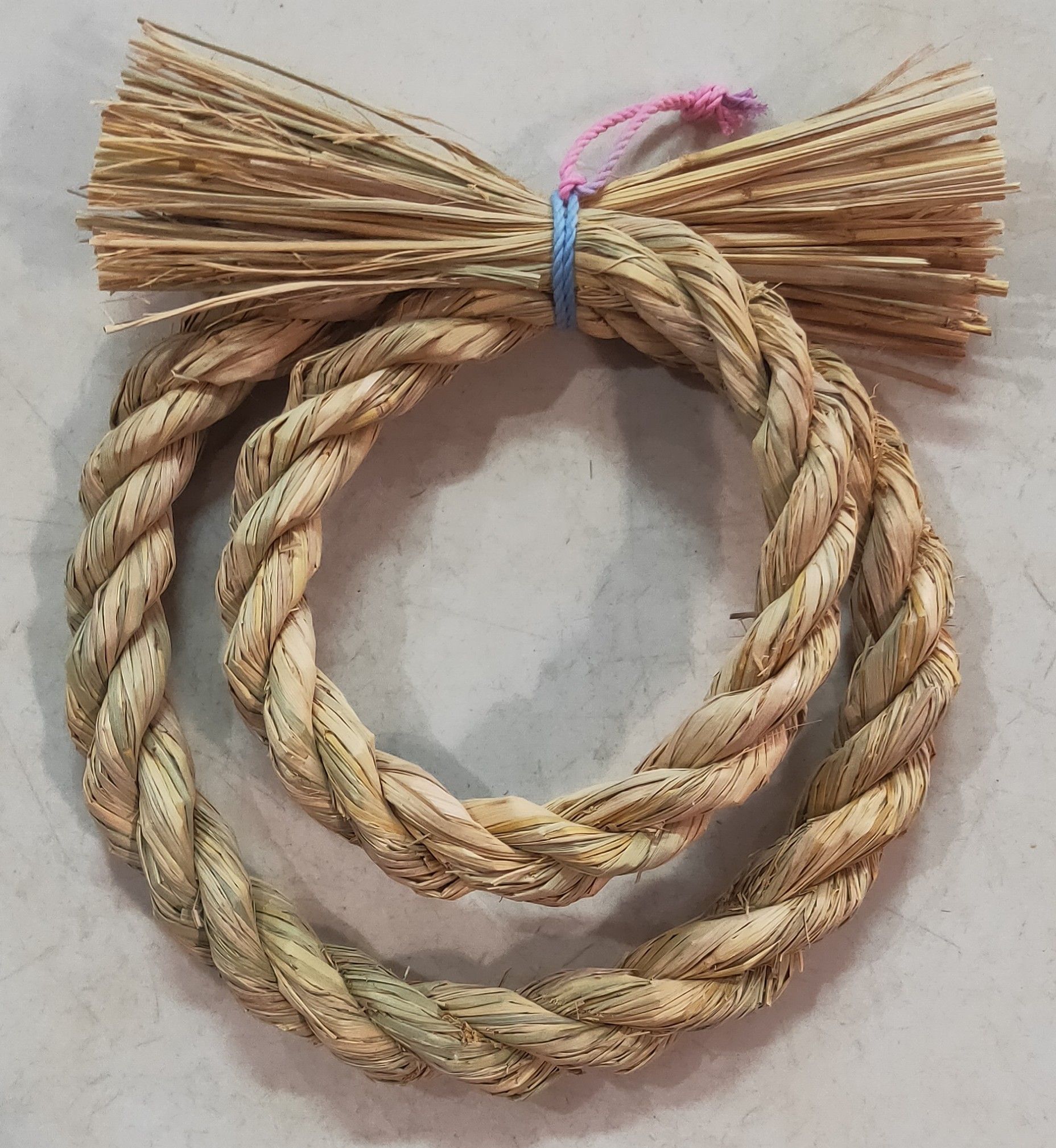 稻草花材花圈