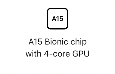 A15 bionic chip with 4 - core gpu