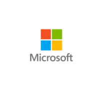 The Microsoft logo consisting of four colored squares—red, green, blue, and yellow—above the word 