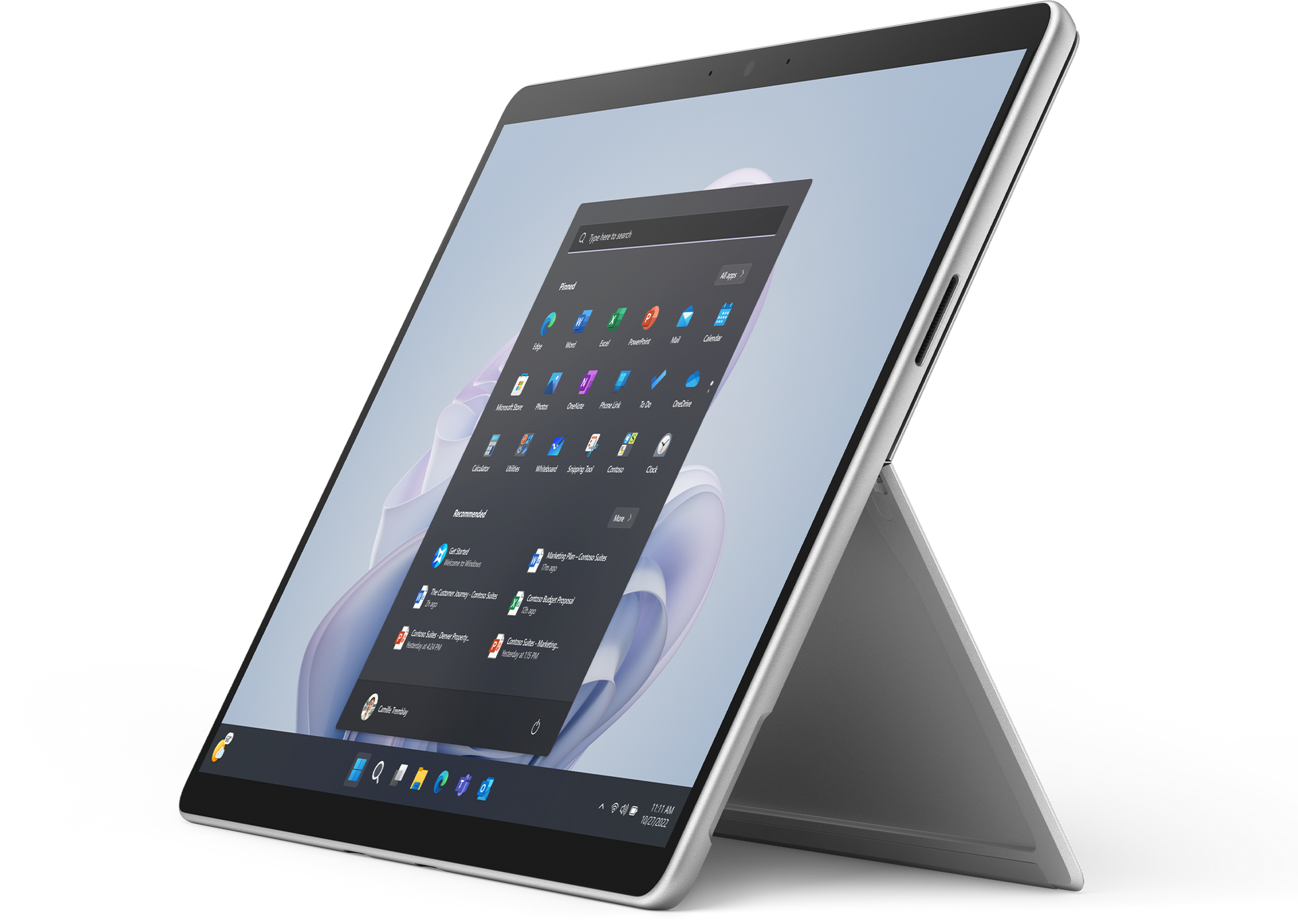 A tablet with a picture of a phone on the screen.