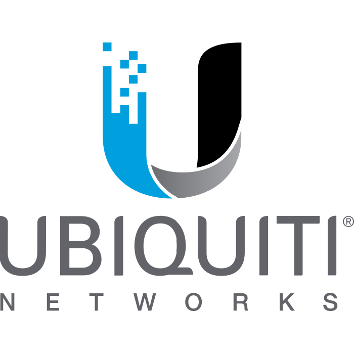 The ubiquiti networks logo is shown on a white background.