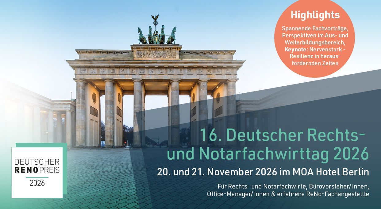 Deutscher Rechtsfachwirttag 2026 Deutscher Rechtsfachwirttag 2026