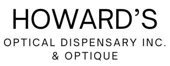 The logo for howard 's optical dispensary inc. and optique