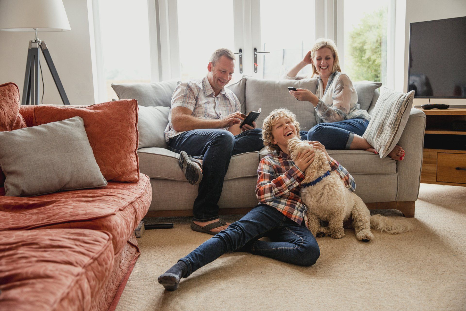 Happy Family and Dog — Wagga Wagga, NSW — Terminate Pest Control