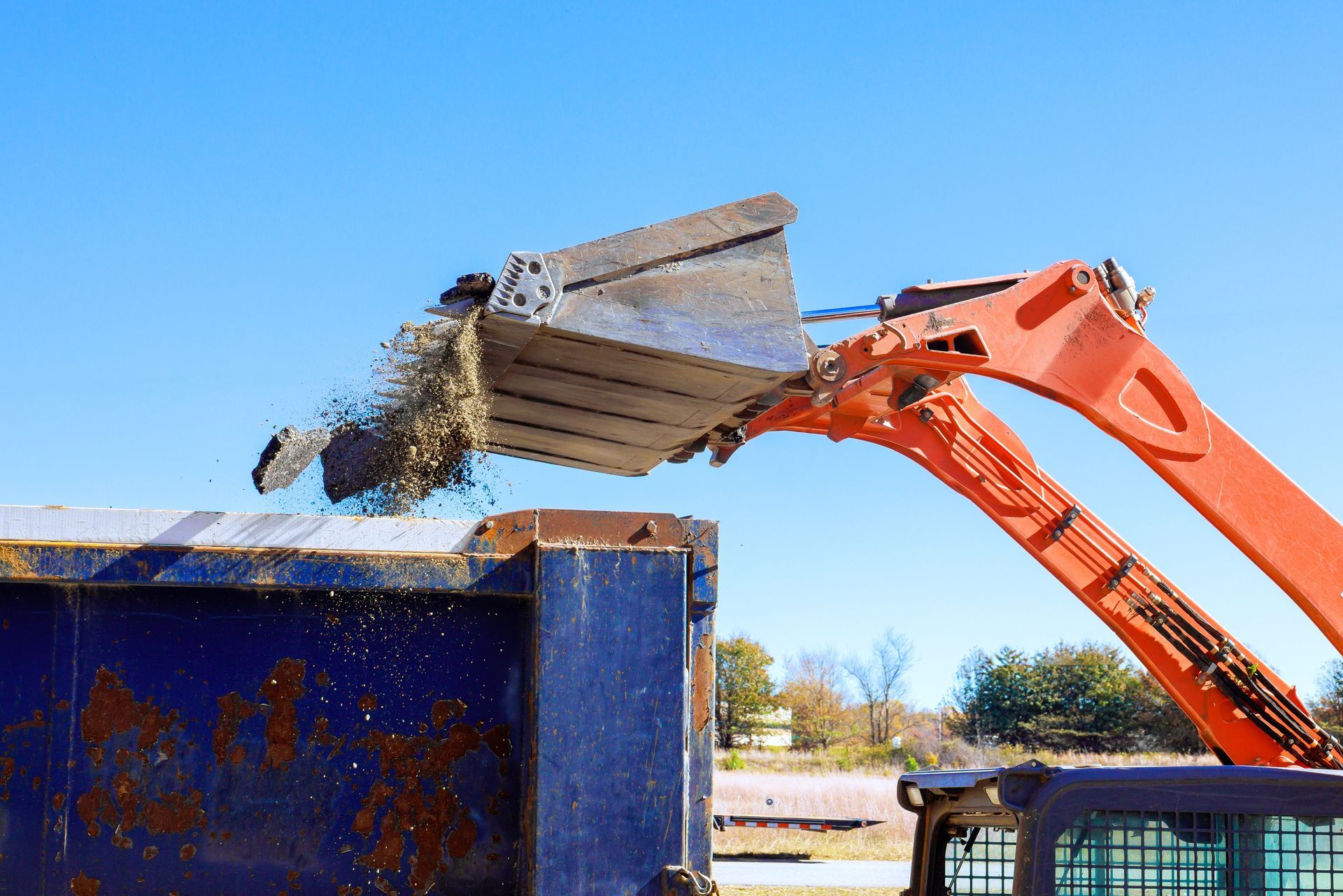 Bobcat and tipper truck wet hire