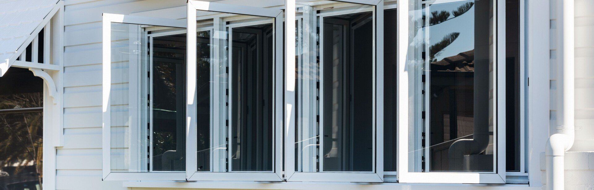 A White House With A Lot Of Windows On It — Nambucca Glass in Nambucca Heads, NSW