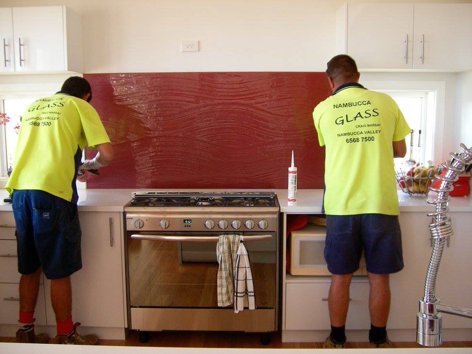 Splashback Glass Installation Service — Nambucca Glass in Nambucca Heads, NSW