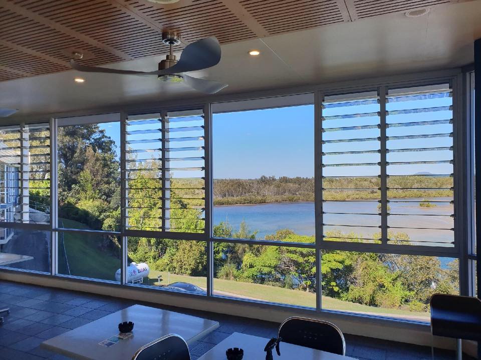 Louvre Window, Lake In Background — Nambucca Glass in Nambucca Heads, NSW