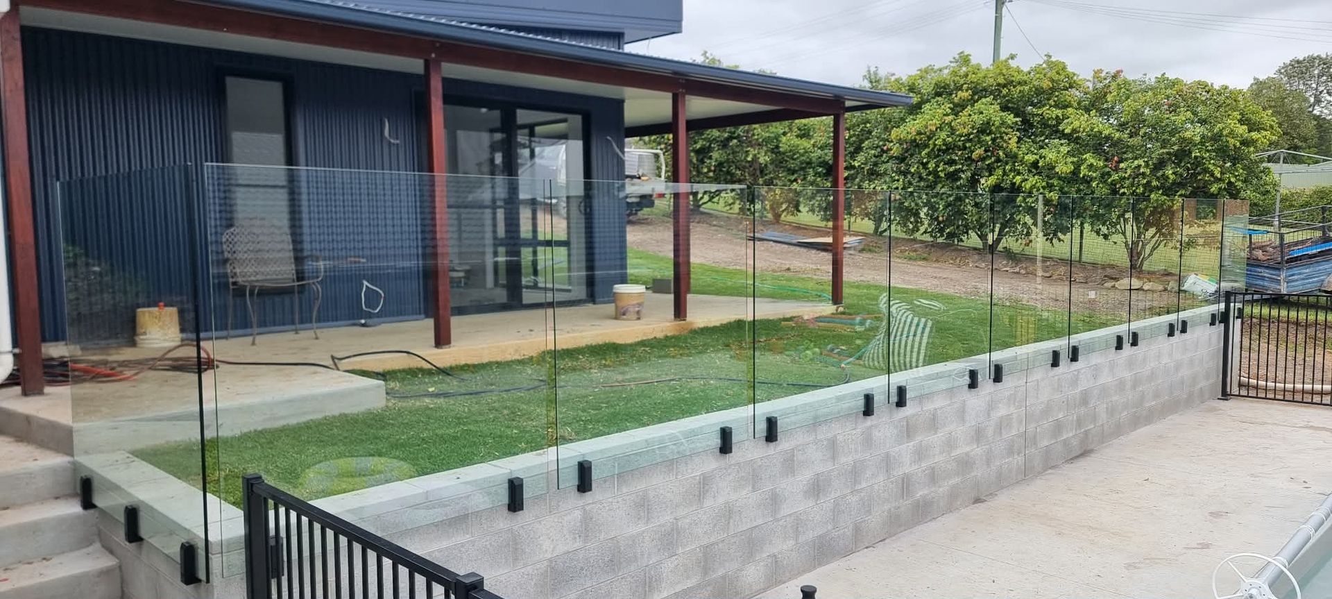 Modern House With a Covered Patio — Nambucca Glass in Nambucca Heads, NSW