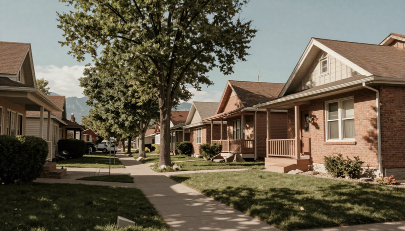 Denver neighborhood street