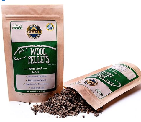 Wool pellets.