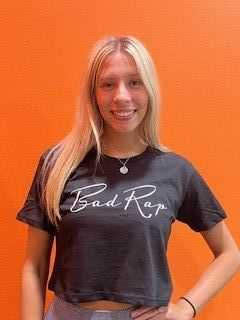 Badrap Crop Black Script Logo