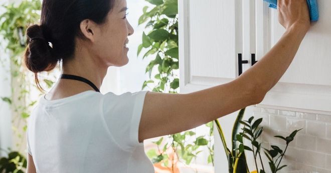 Lady Cleaning image